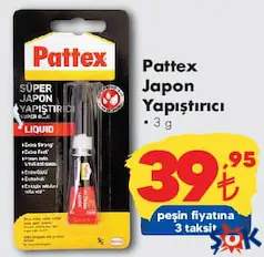 PATTEX JAPON YAPIŞTIRICI 3 G PATTEX JAPON YAPIŞTIRICI 3 G